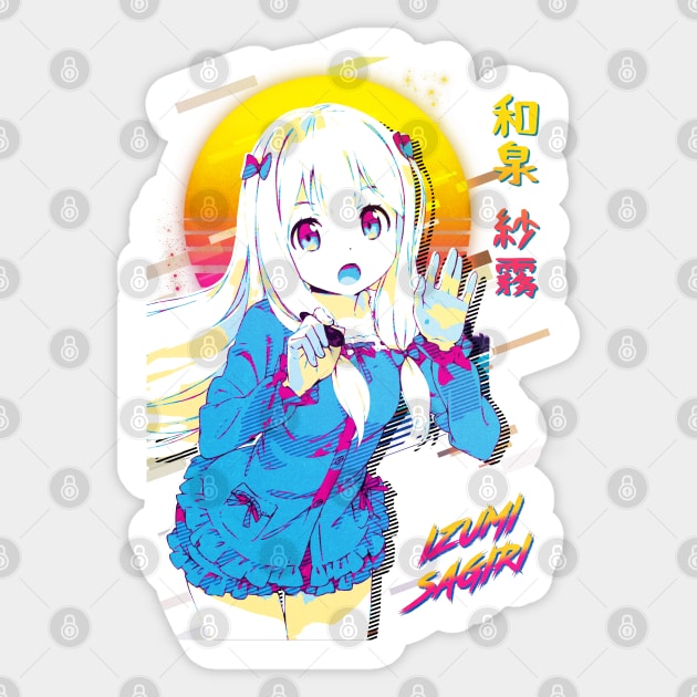 Eromanga Sensei Sagiri Sticker by 80sRetro